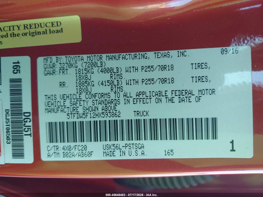 TOYOTA TUNDRA - zdjęcie 9