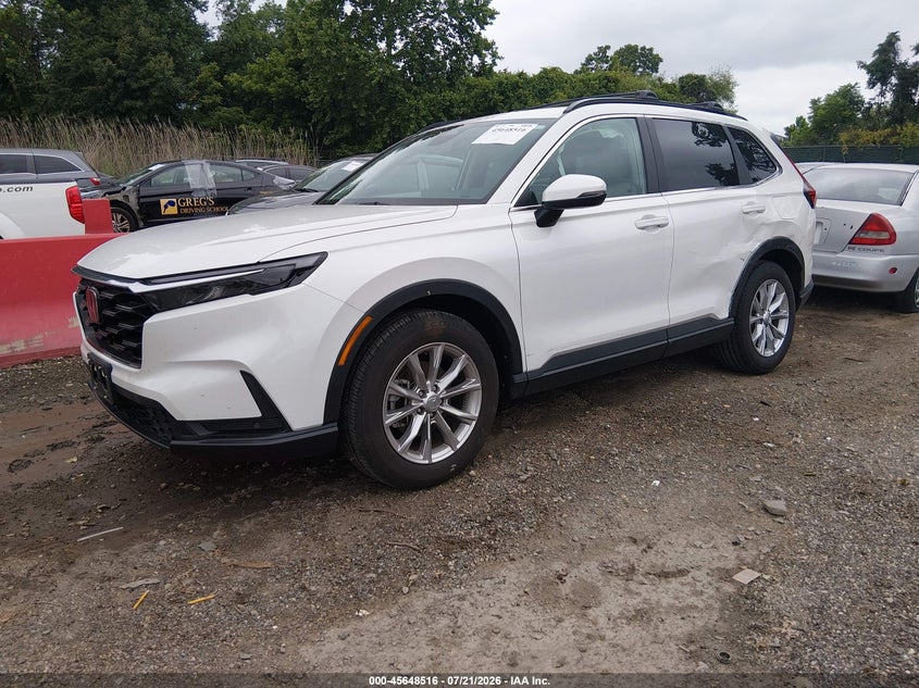 2025 Honda Cr-V Ex-L Awd, Left Side, IAAI, VIN 2HKRS4H78SH423957 — photo 2