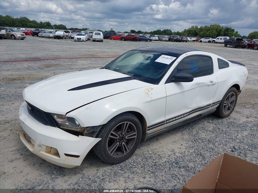 2012 Ford Mustang V6 Premium, Обидва боки, IAAI, VIN 1ZVBP8AM3C5280621 — фото 2