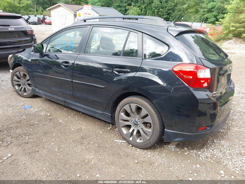 Vin: jf1gpay64f8243593, lot: 46147123, subaru impreza 2.0i sport premium 20153