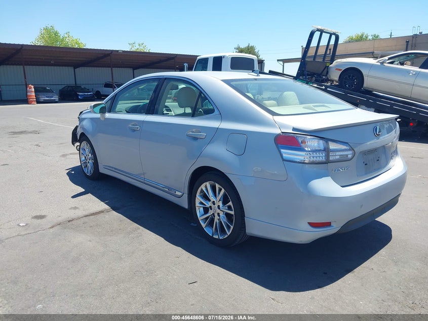 Vin: jthbb1ba7a2014612, lot: 46147161, lexus hs 250h premium 20103