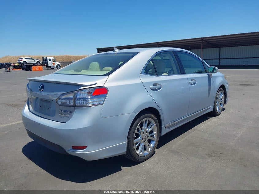 Vin: jthbb1ba7a2014612, lot: 46147161, lexus hs 250h premium 20104