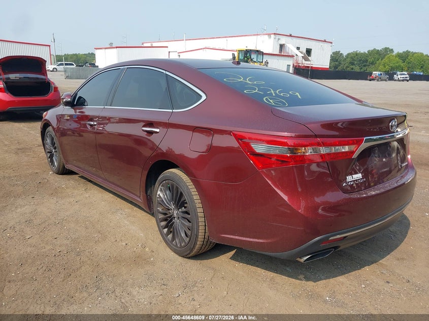 Vin: 4t1bk1eb5gu234989, lot: 46147164, toyota avalon touring 20163