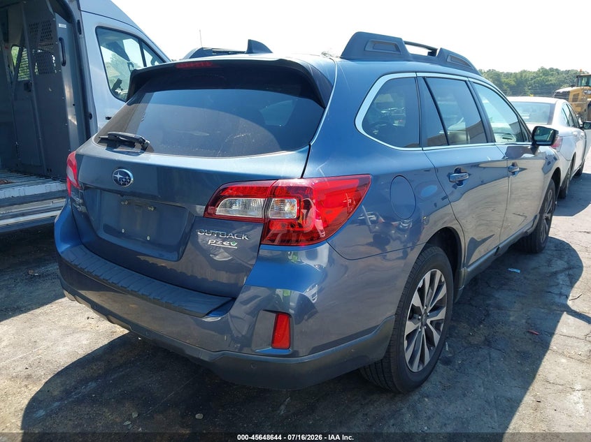 Vin: 4s4bsancxh3237676, lot: 46147199, subaru outback 2.5i limited 20174