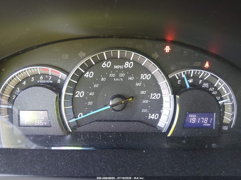 2014 TOYOTA CAMRY auction photo 7