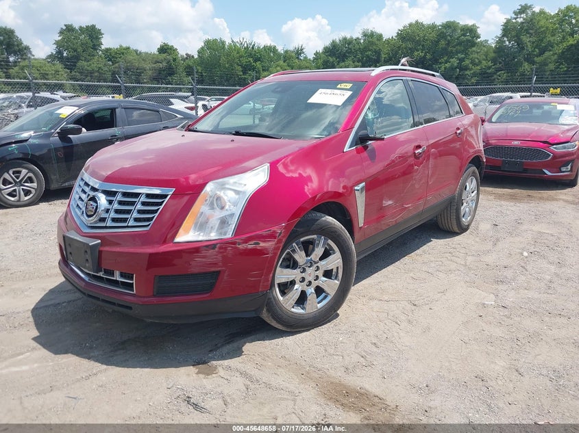 Vin: 3gyfnbe35es597361, lot: 46147213, cadillac srx luxury collection 20142