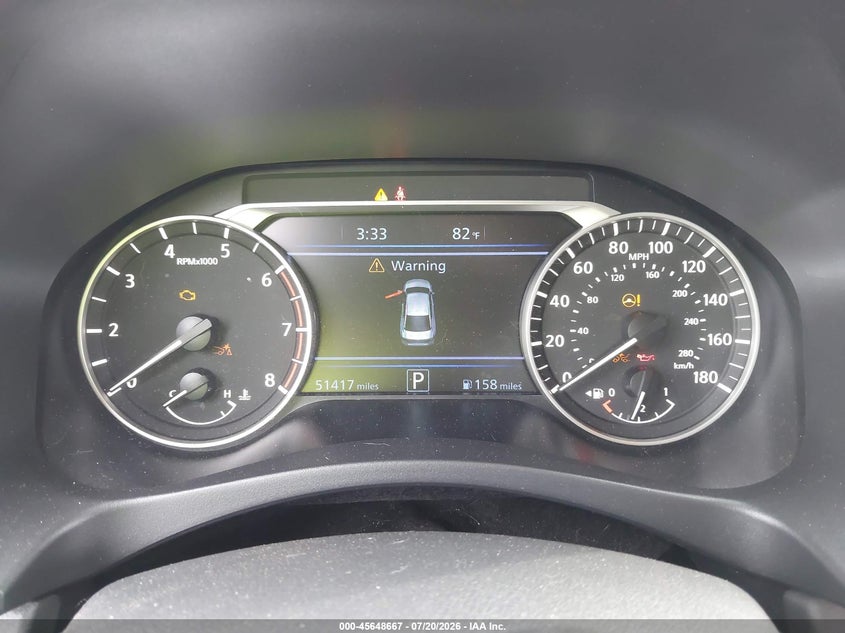 2020 NISSAN ALTIMA auction photo 7