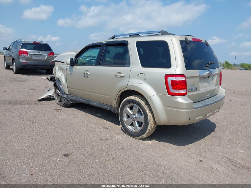 Vin: 1fmcu9egxbka98209, lot: 46147227, ford escape limited 20113