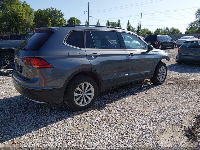 2018 Volkswagen Tiguan 2.0T S VIN: 3VV0B7AX9JM111869 Lot: 45648693