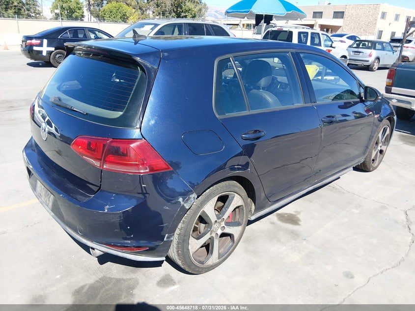 Vin: 3vw447auxhm071051, lot: 46147273, volkswagen golf gti autobahn 4-door/s 4-door/se 4-door/sport 4-door 20174