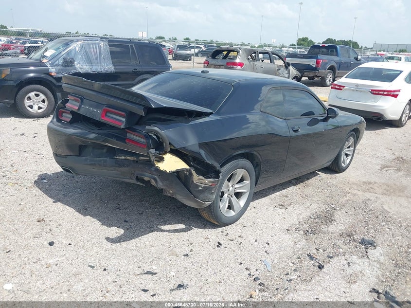 Vin: 2c3cdzag0jh241771, lot: 46147285, dodge challenger sxt 20184