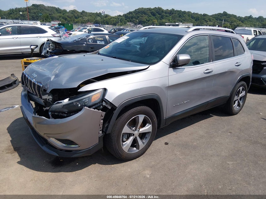 2019 Jeep Cherokee, Front End, IAAI, VIN 1C4PJMDN1KD130759 — photo 2