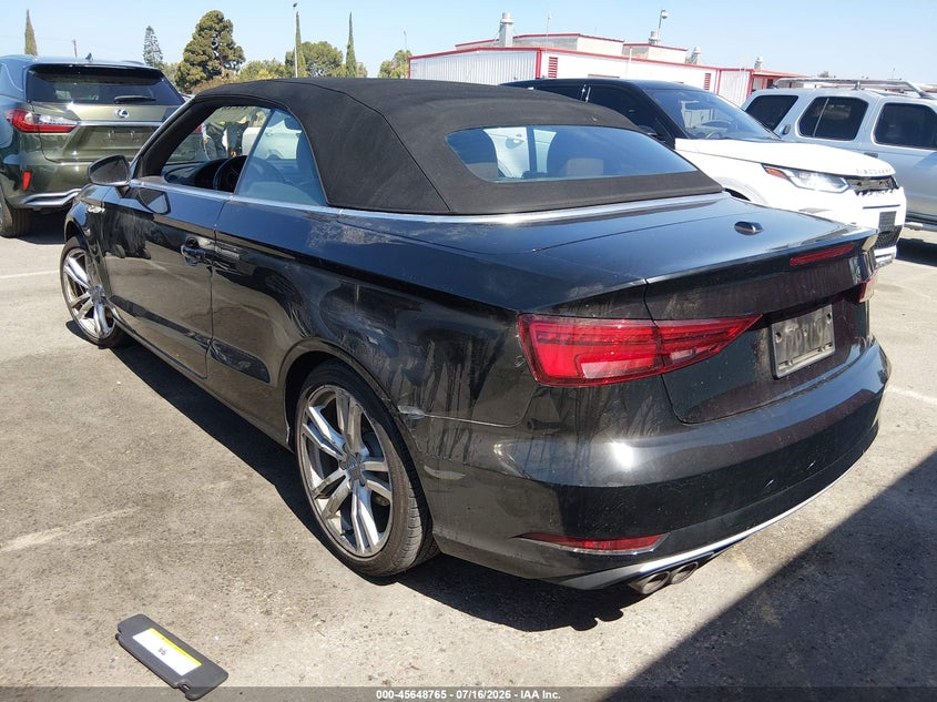 Vin: wau6ulff8j1000249, lot: 46147320, audi a3 2.0t premium/2.0t tech premium 20183