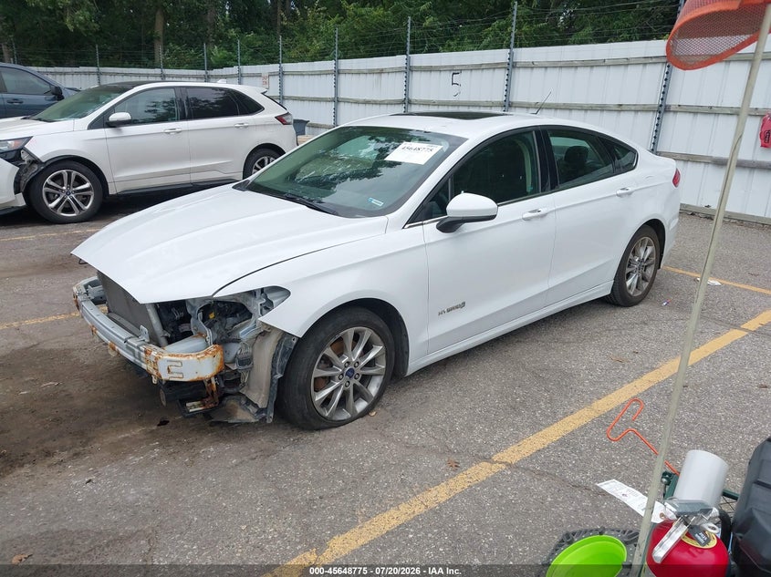 2017 Ford Fusion, Front End, IAAI, VIN 3FA6P0LU0HR315841 — photo 2