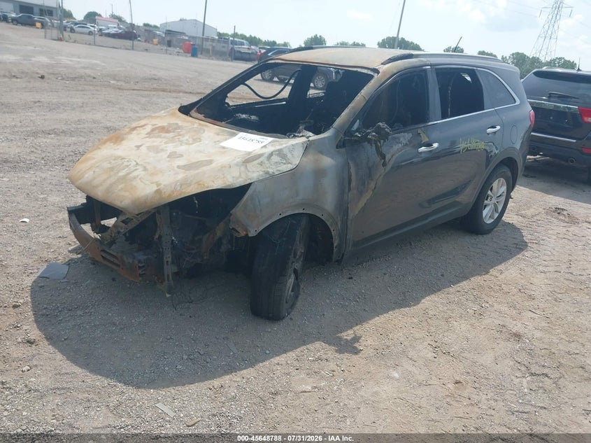 Vin: 5xypgda34hg262295, lot: 46147343, kia sorento 2.4l lx 20172