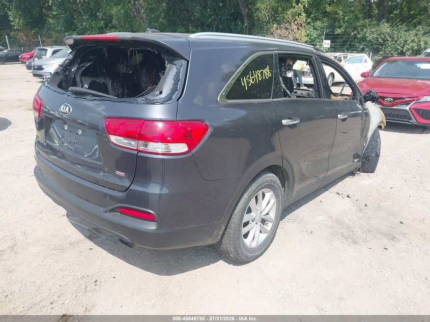 Vin: 5xypgda34hg262295, lot: 46147343, kia sorento 2.4l lx 20174