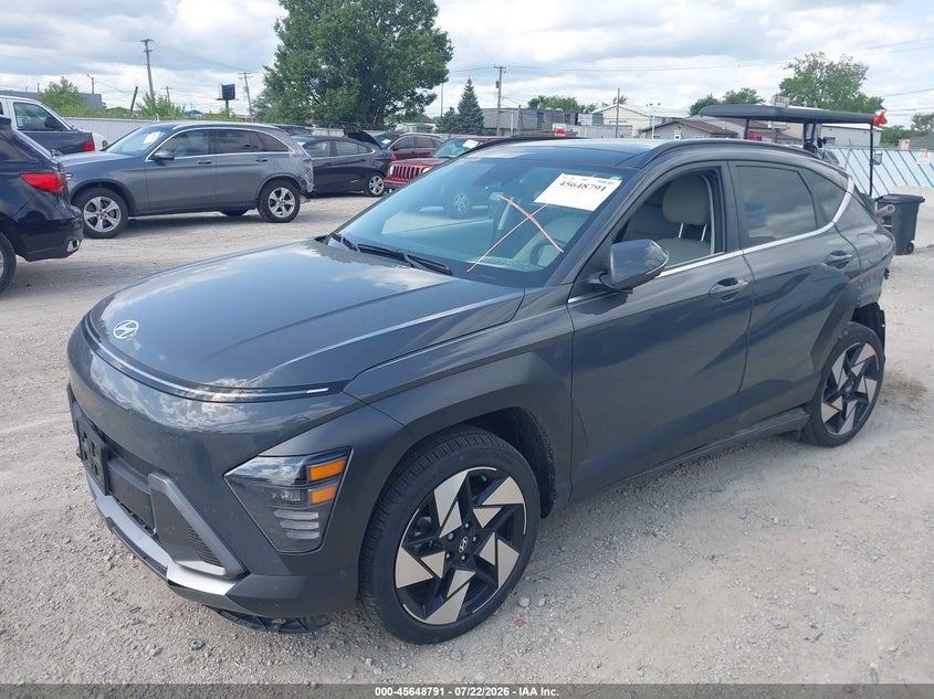 2024 Hyundai Kona Limited, Rear, IAAI, VIN KM8HECA31RU057596 — photo 2