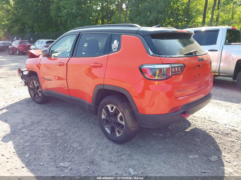 Vin: 3c4njddb0jt255614, lot: 46147406, jeep compass trailhawk 4x4 20183