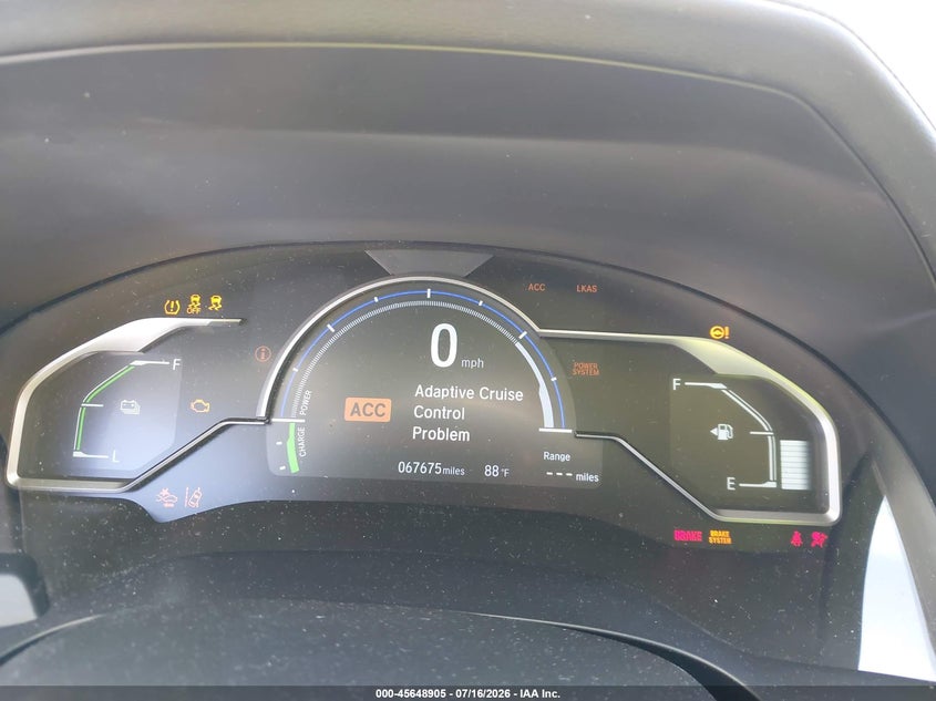 2019 Honda Clarity Plug-In Hybrid VIN: JHMZC5F16KC006820 Lot: 45648905