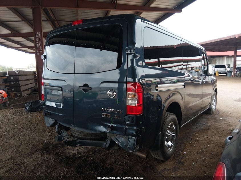 2016 NISSAN NV PASSENGER NV3500 HD auction photo 4