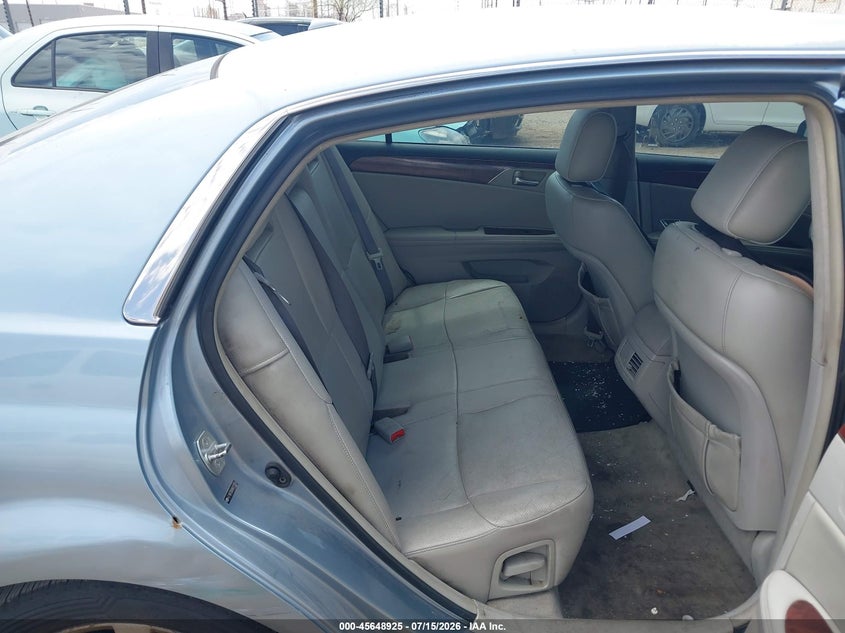 2011 Toyota Avalon Limited VIN: 4T1BK3DBXBU371254 Lot: 45648925