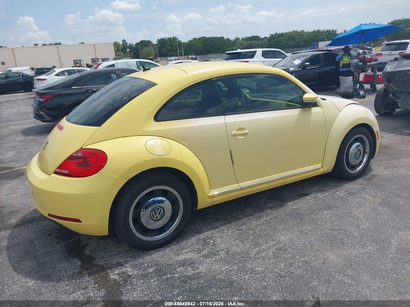 Vin: 3vwjx7atxcm605787, lot: 46147497, volkswagen beetle 2.5l 20124