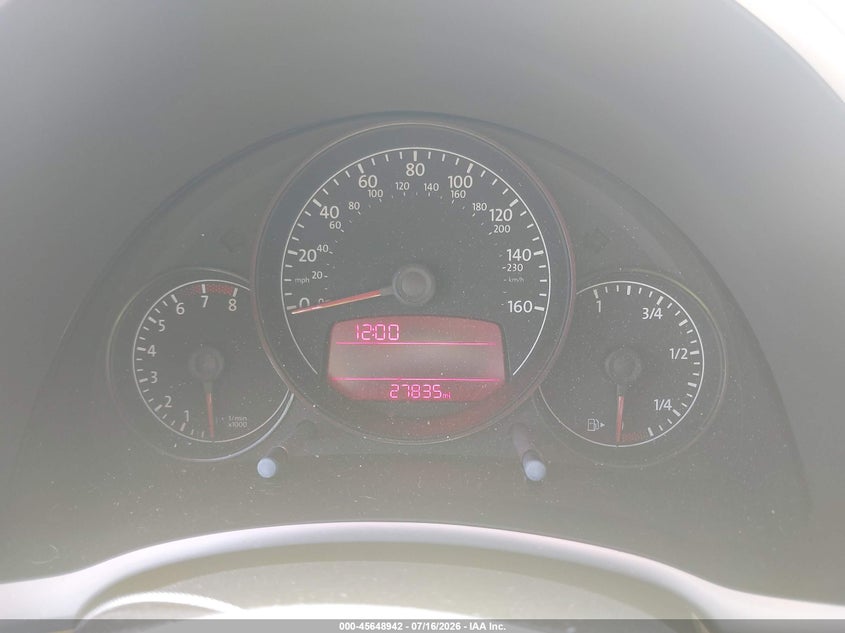 2012 Volkswagen Beetle 2.5L VIN: 3VWJX7ATXCM605787 Lot: 45648942