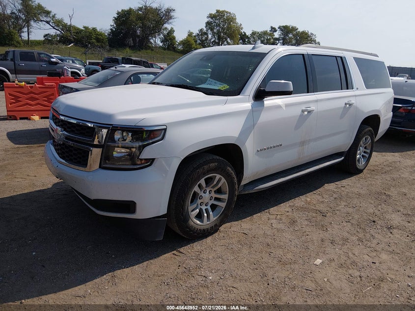 2019 Chevrolet Suburban Lt, Rear, IAAI, VIN 1GNSKHKC1KR162721 — photo 2