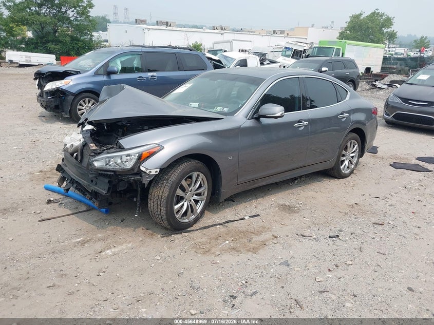 Vin: jn1by1ar2km585909, lot: 46147525, infiniti q70 3.7x luxe 20192