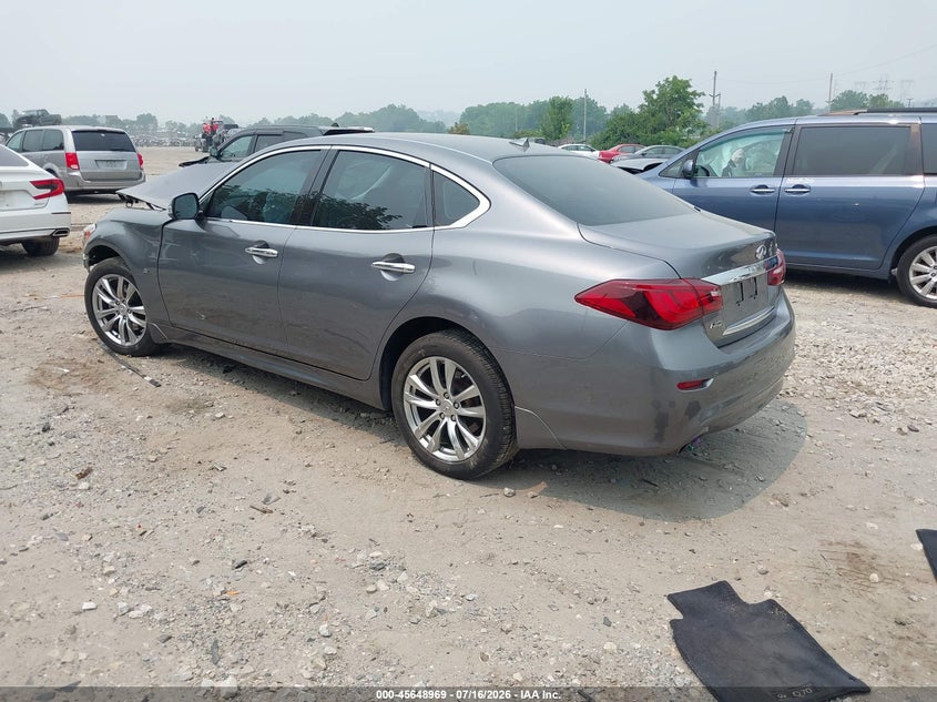 Vin: jn1by1ar2km585909, lot: 46147525, infiniti q70 3.7x luxe 20193