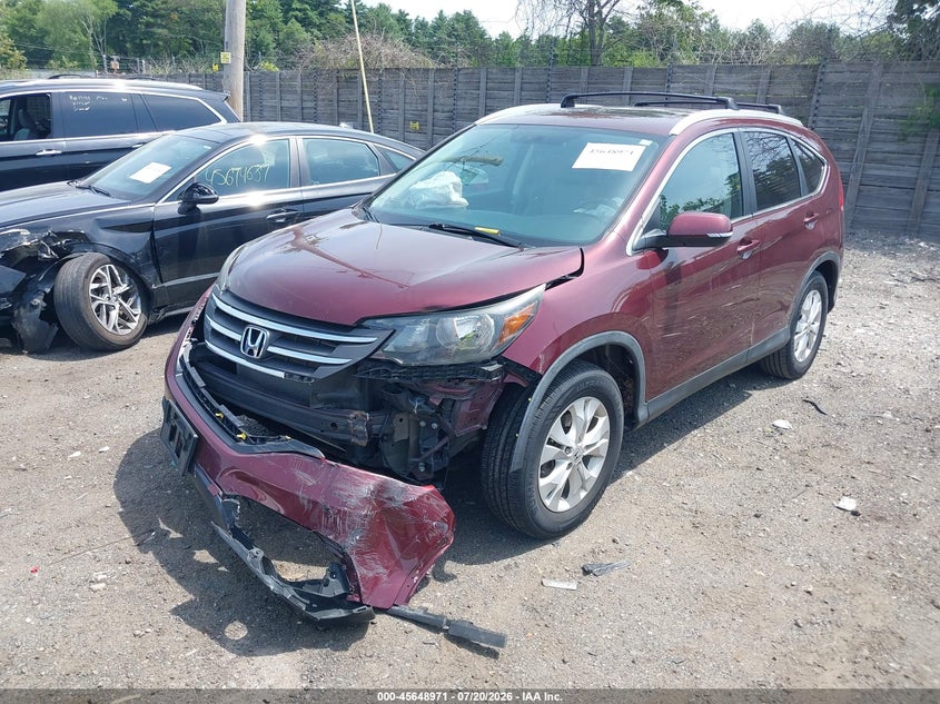 2013 Honda CR-V, Front End, IAAI, VIN 5J6RM4H71DL086583 — photo 2