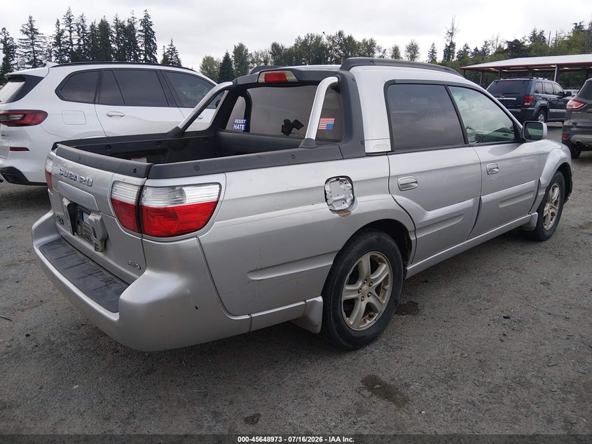 2003 SUBARU BAJA auction photo 4