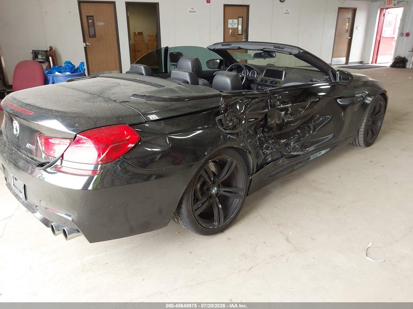 Vin: wbs6g9c54hd932328, lot: 46147530, bmw m6 20174