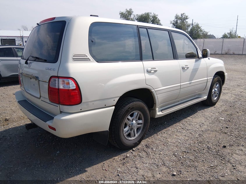 2001 LEXUS LX 470 auction photo 4