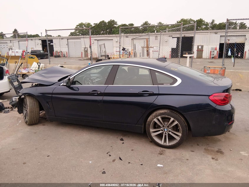 2018 BMW 430I Gran Coupe xDrive VIN: WBA4J3C59JBL04440 Lot: 45649052