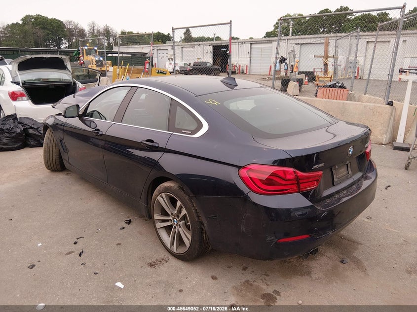 2018 BMW 430I Gran Coupe xDrive VIN: WBA4J3C59JBL04440 Lot: 45649052