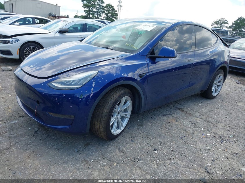 Vin: 5yjygdee7mf161866, lot: 46147633, tesla model y long range dual motor all-wheel drive 20212