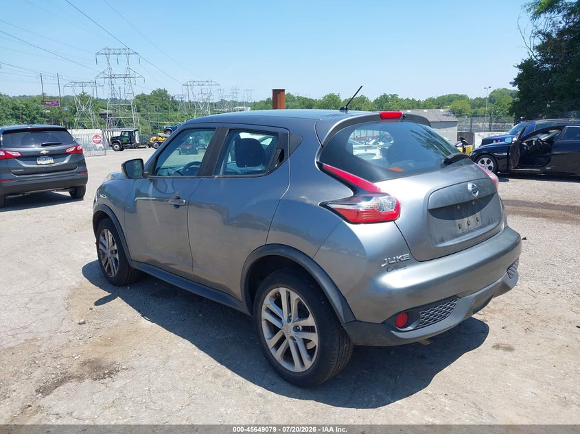 Vin: jn8af5mr2ht705972, lot: 46147634, nissan juke s 20173