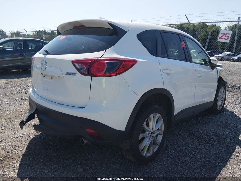 Vin: jm3ke4dy6f0491935, lot: 46147636, mazda cx-5 grand touring 20154