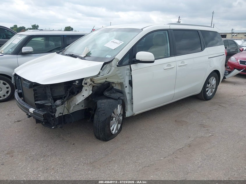 Vin: kndmb5c1xf6027855, lot: 46147668, kia sedona lx 20152