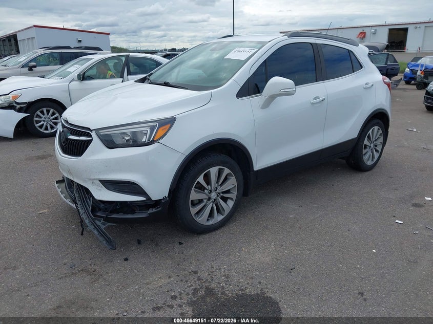 Vin: kl4cjesb8kb760345, lot: 46147706, buick encore awd preferred 20192