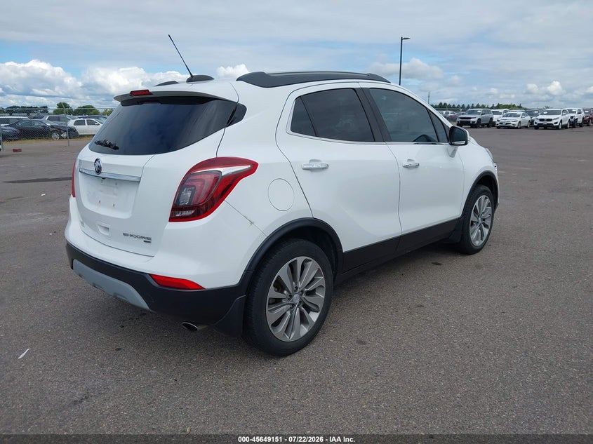 Vin: kl4cjesb8kb760345, lot: 46147706, buick encore awd preferred 20194