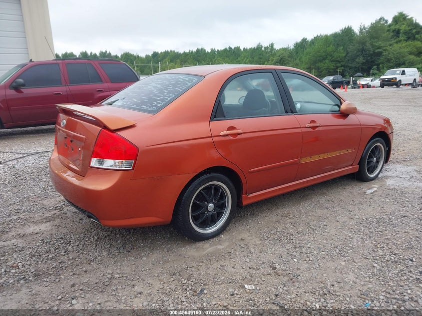2007 KIA SPECTRA auction photo 4