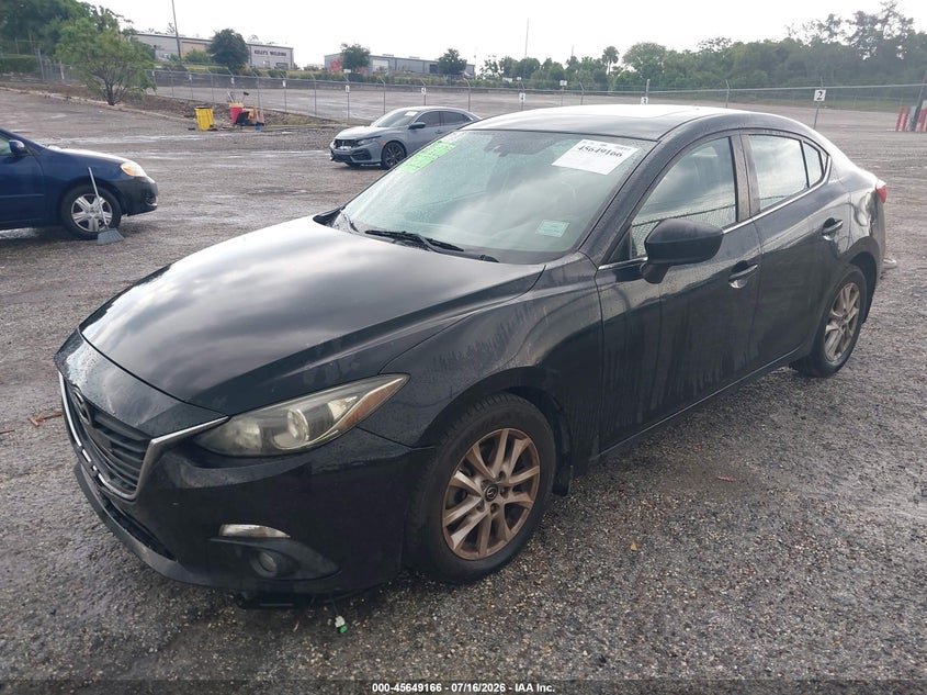 Vin: jm1bm1w78g1343473, lot: 46147721, mazda mazda3 i touring 20162