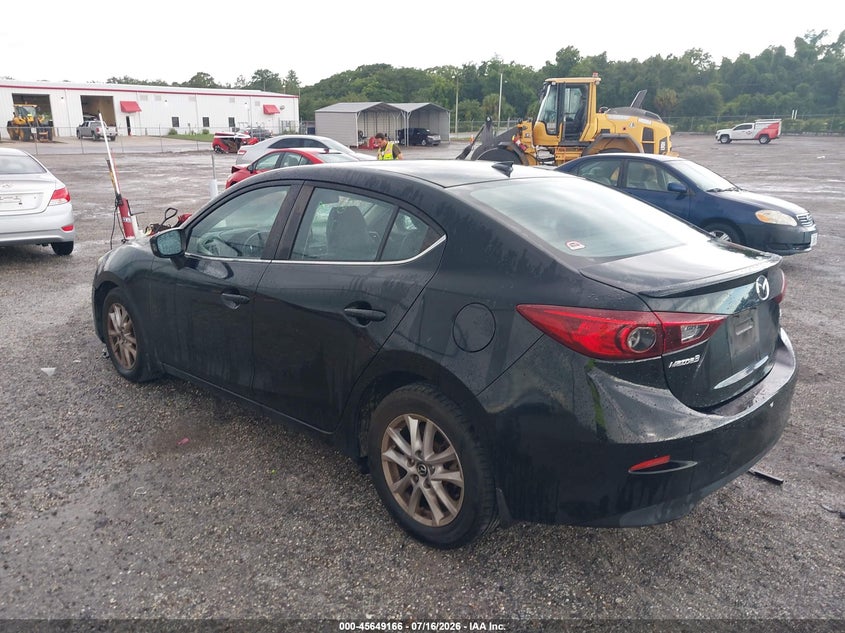 Vin: jm1bm1w78g1343473, lot: 46147721, mazda mazda3 i touring 20163