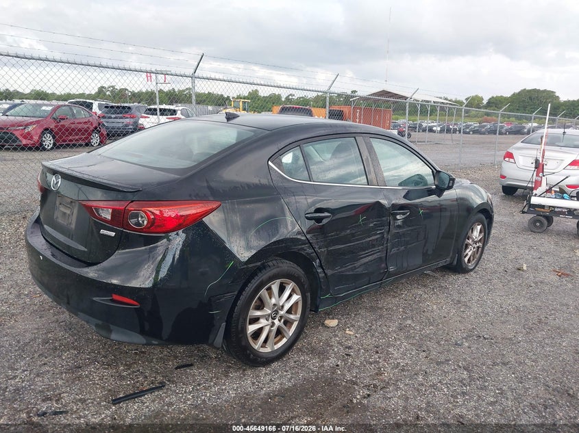 Vin: jm1bm1w78g1343473, lot: 46147721, mazda mazda3 i touring 20164