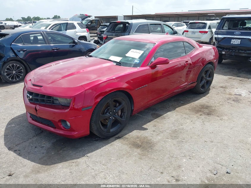2013 Chevrolet Camaro, Удар ззаду, IAAI, VIN 2G1FJ1EJ1D9186974 — фото 2