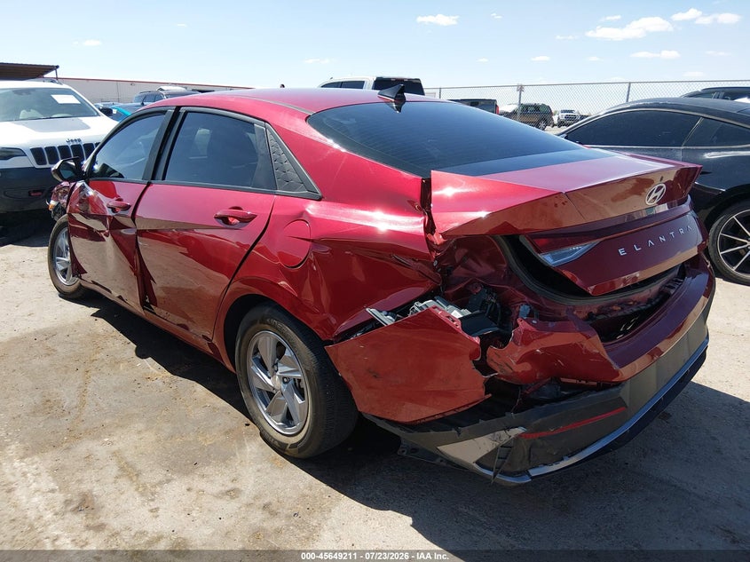 Vin: kmhll4dg4ru656111, lot: 46147765, hyundai elantra se 20243
