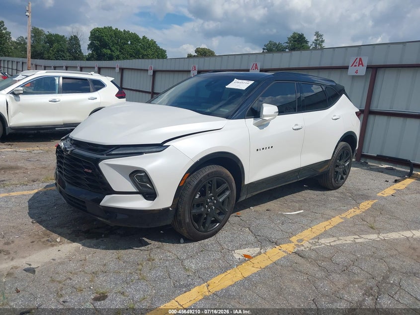 Vin: 3gnkbers8rs225185, lot: 46147766, chevrolet blazer fwd rs 20242