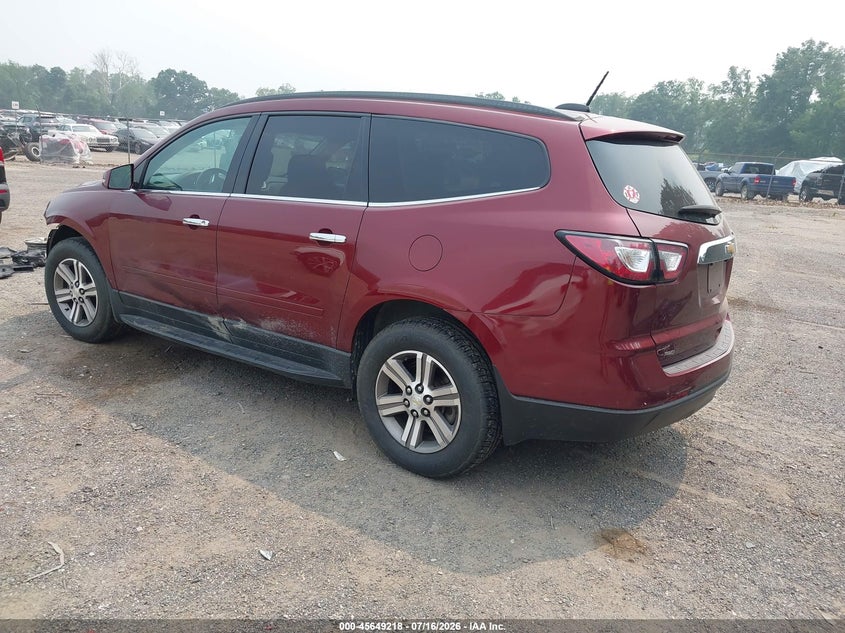 Vin: 1gnkvgkd3gj182310, lot: 46147773, chevrolet traverse lt 20163